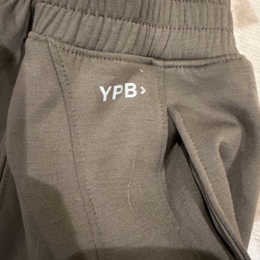 YPB Women's neoKNIT Taupe Jogger Pants - Picture 4 of 5